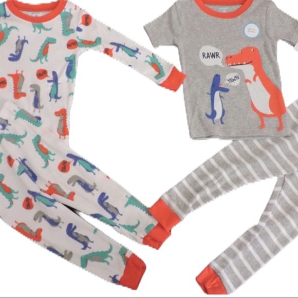 Carters Dinosaur Pajamas 18M - Picture 2 of 9